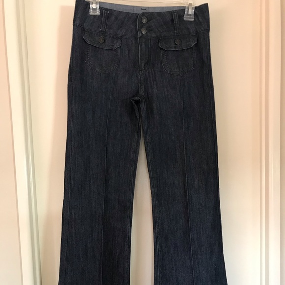 Fitted, Bell bottom, jeans - Picture 1 of 7